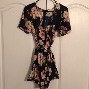 FLORAL ROMPER